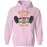 Sweatshirts Light Pink / Small Skipping Leg Day Pullover Hoodie