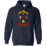 Sweatshirts Navy / Small Skull And Badass Pullover Hoodie