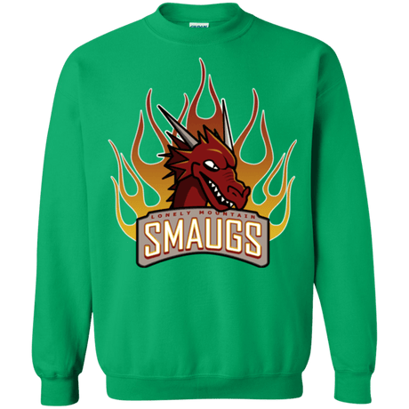 Sweatshirts Irish Green / Small Smaugs Crewneck Sweatshirt