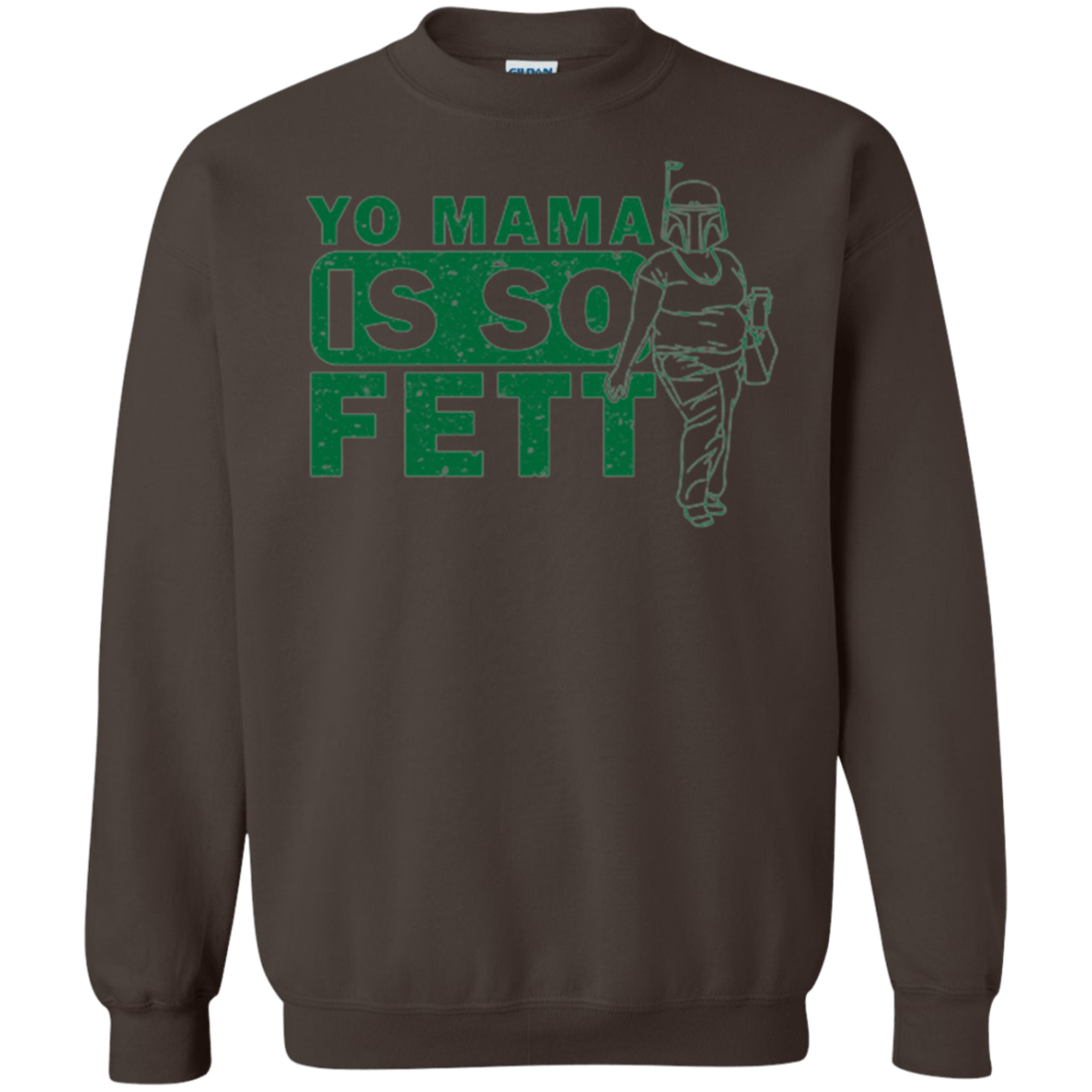 Sweatshirts Dark Chocolate / Small So Fett Crewneck Sweatshirt