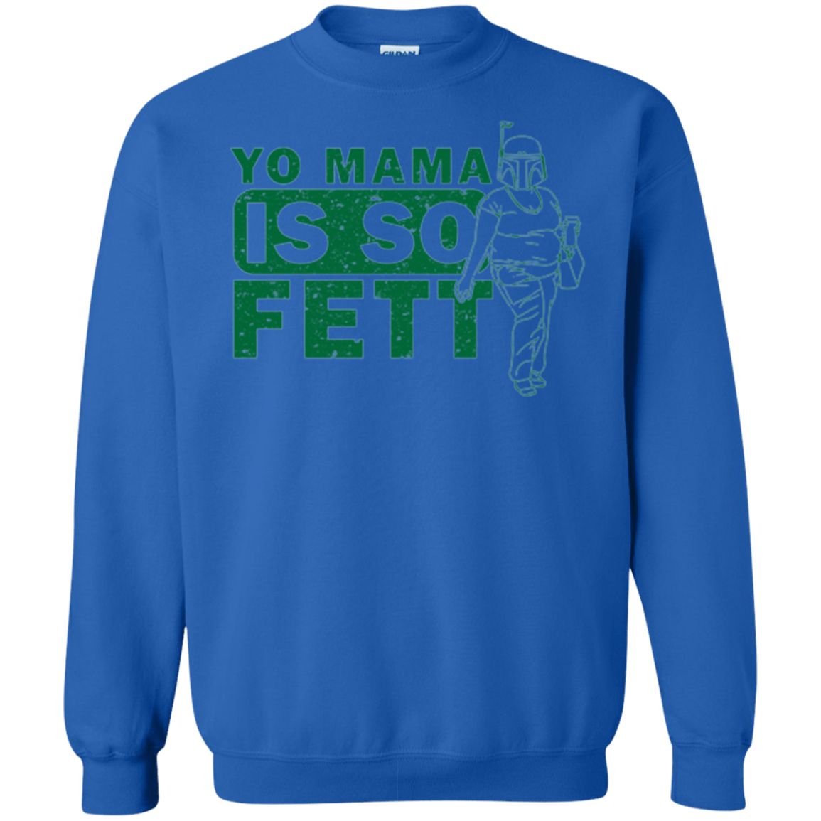 Sweatshirts Royal / Small So Fett Crewneck Sweatshirt