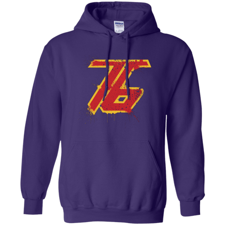 Sweatshirts Purple / Small Soldier 76 Pullover Hoodie