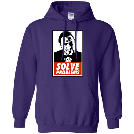 Sweatshirts Purple / Small Solve problems Pullover Hoodie