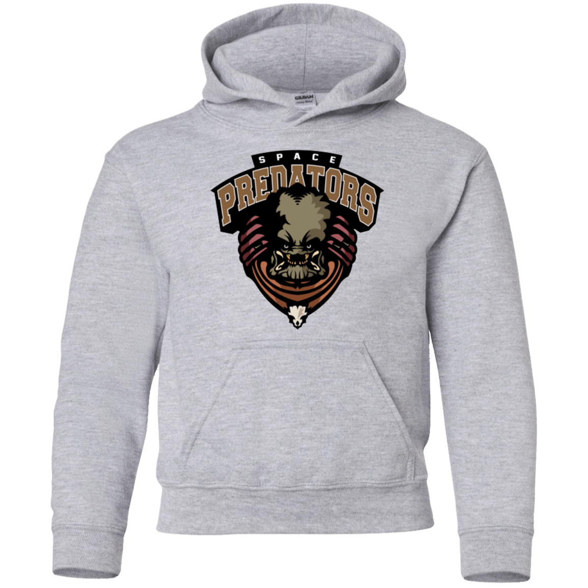 Sweatshirts Sport Grey / YS Space Predators Youth Hoodie