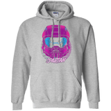 Sweatshirts Sport Grey / Small Spartan Helmet 80's Pullover Hoodie