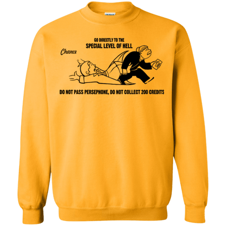 Sweatshirts Gold / Small Special Level of Hell Crewneck Sweatshirt