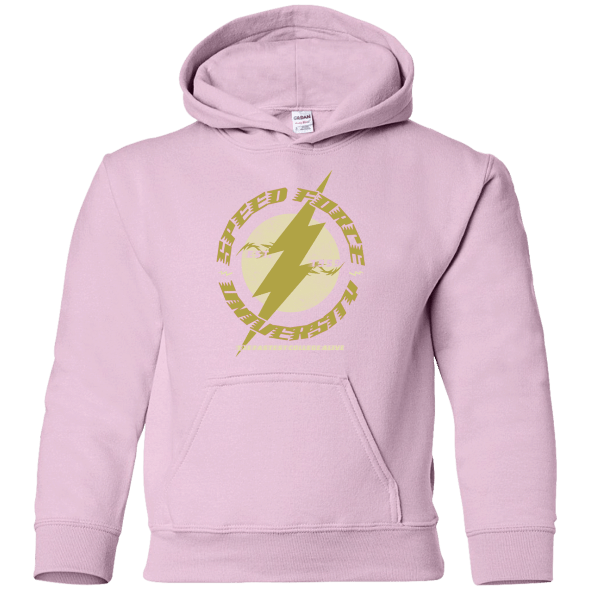 Sweatshirts Light Pink / YS Speed Force University Youth Hoodie