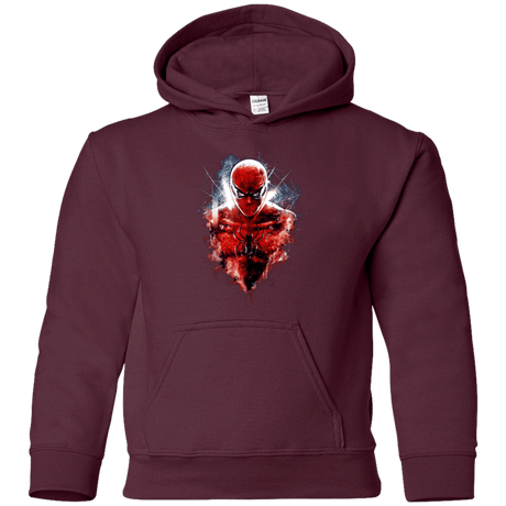 Sweatshirts Maroon / YS Spiderman Youth Hoodie