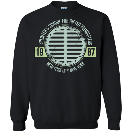 Sweatshirts Black / Small Splinters School Crewneck Sweatshirt