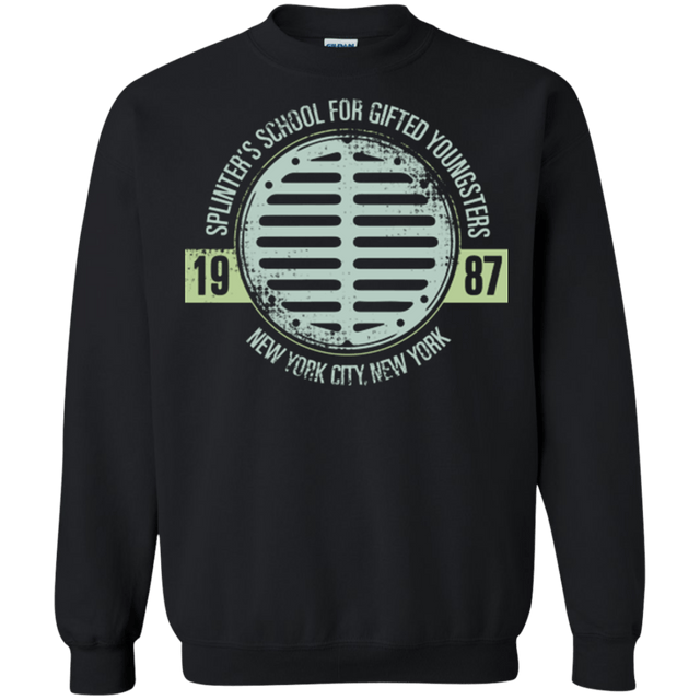 Sweatshirts Black / Small Splinters School Crewneck Sweatshirt