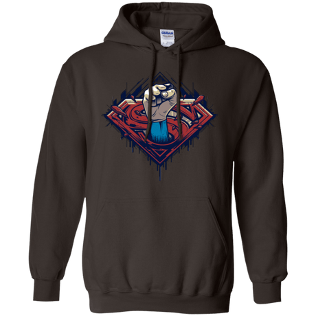 Sweatshirts Dark Chocolate / Small Steel Hero Pullover Hoodie