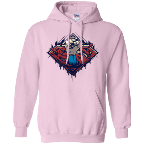 Sweatshirts Light Pink / Small Steel Hero Pullover Hoodie