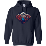 Sweatshirts Navy / Small Steel Hero Pullover Hoodie