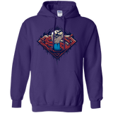 Sweatshirts Purple / Small Steel Hero Pullover Hoodie