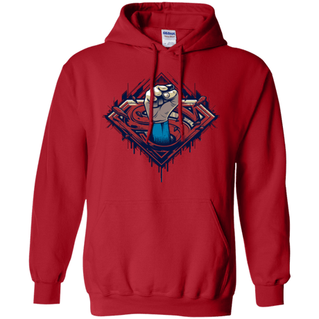 Sweatshirts Red / Small Steel Hero Pullover Hoodie