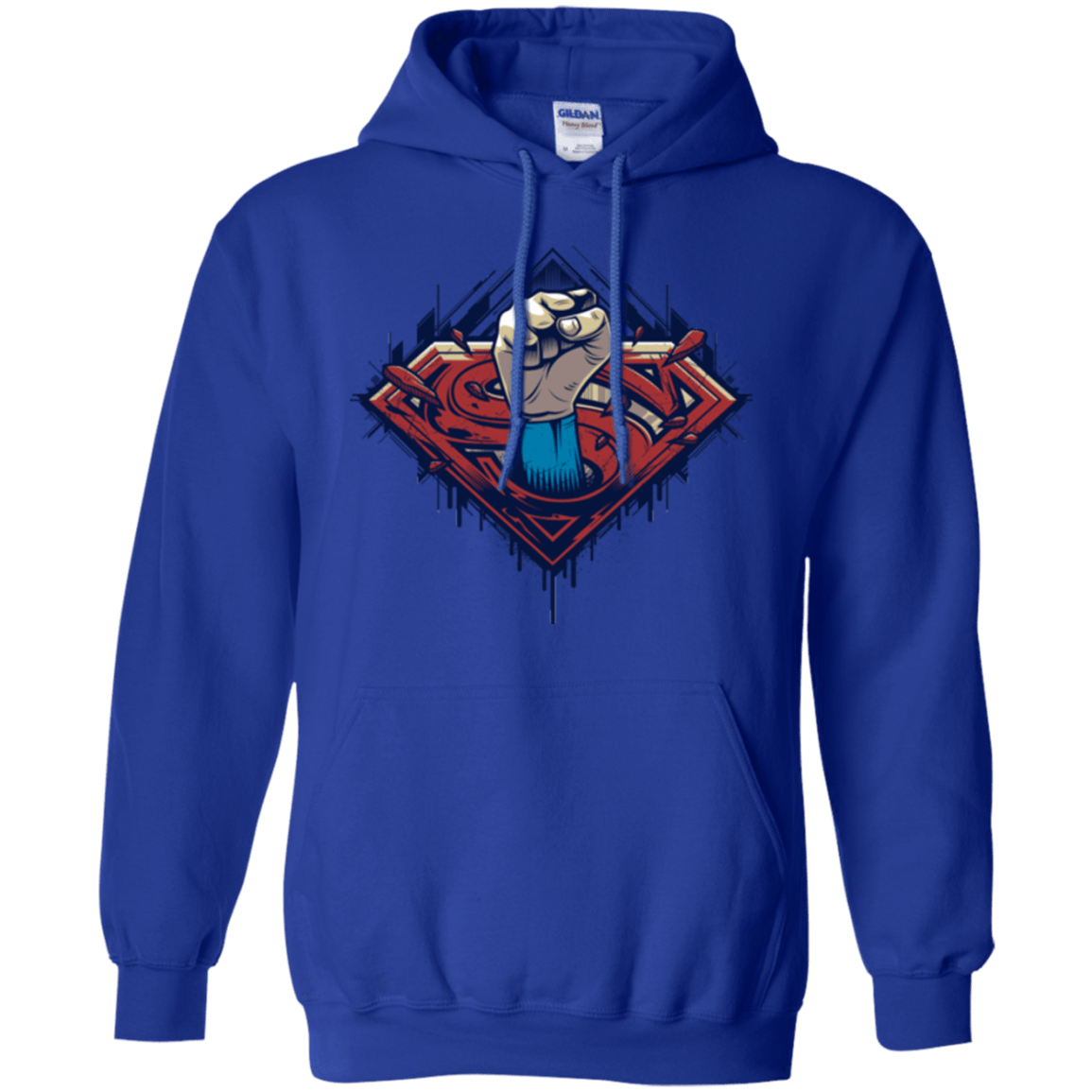 Sweatshirts Royal / Small Steel Hero Pullover Hoodie