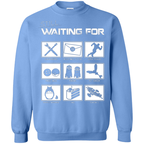 Sweatshirts Carolina Blue / Small Still Waiting Part 2 Crewneck Sweatshirt