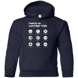 Sweatshirts Navy / YS Still Waiting Youth Hoodie