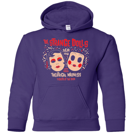 Sweatshirts Purple / YS STRANGE DOLLS Youth Hoodie