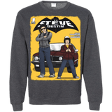 Sweatshirts Dark Heather / S Strange Duo Crewneck Sweatshirt