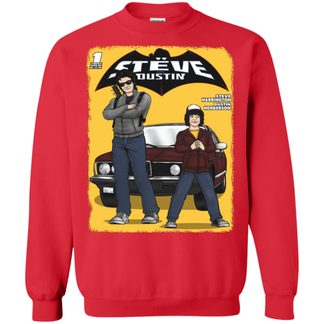 Sweatshirts Red / S Strange Duo Crewneck Sweatshirt