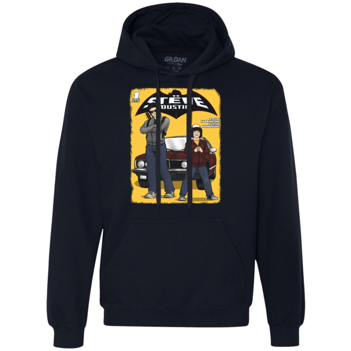 Sweatshirts Navy / S Strange Duo Premium Fleece Hoodie