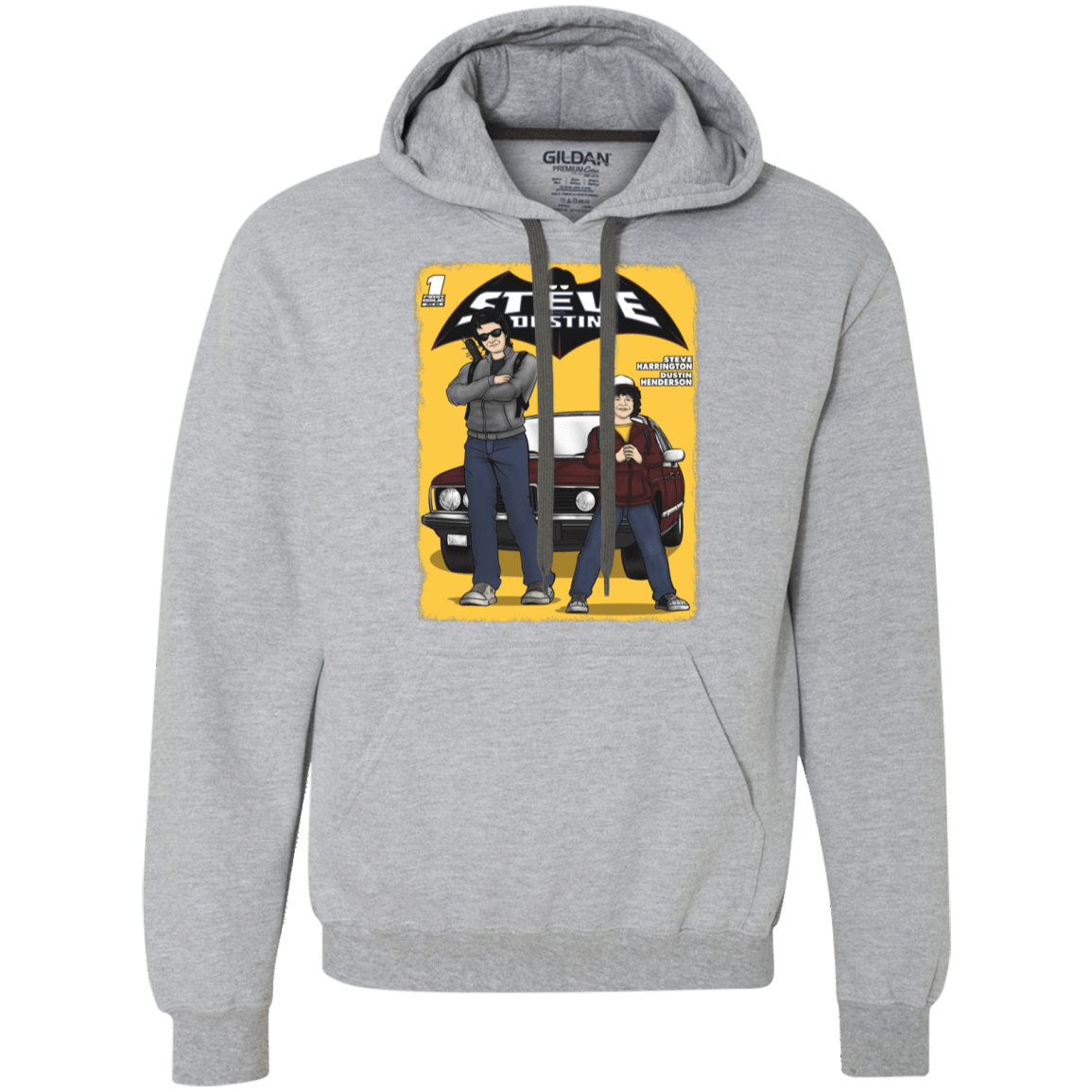 Sweatshirts Sport Grey / S Strange Duo Premium Fleece Hoodie