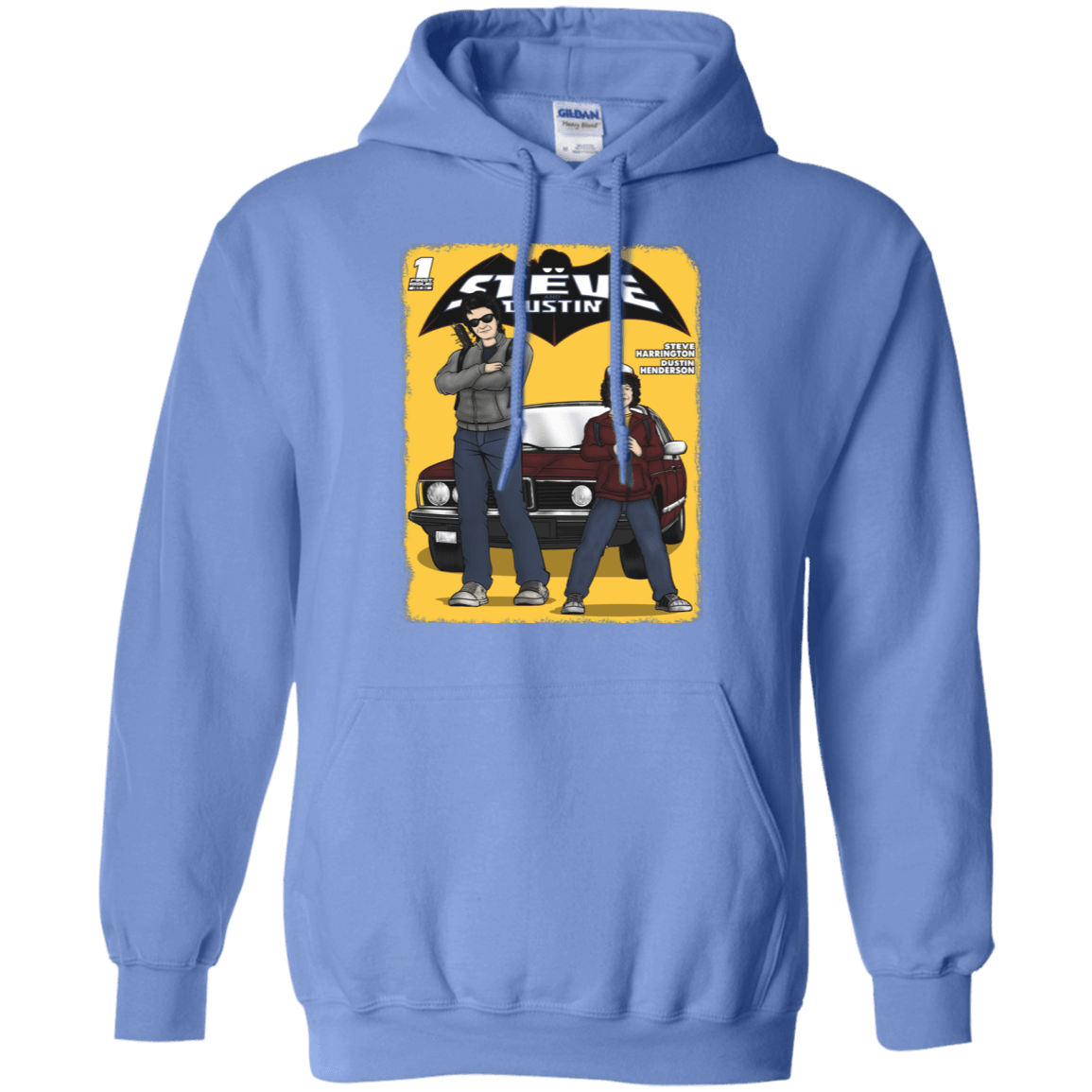 Sweatshirts Carolina Blue / S Strange Duo Pullover Hoodie