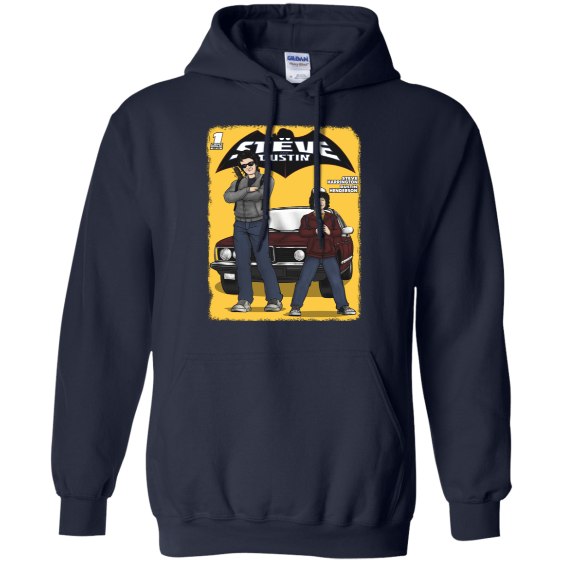 Sweatshirts Navy / S Strange Duo Pullover Hoodie