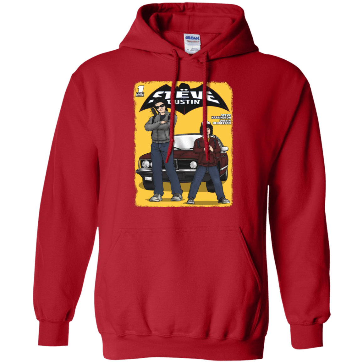 Sweatshirts Red / S Strange Duo Pullover Hoodie