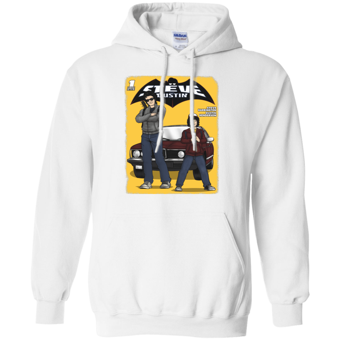 Sweatshirts White / S Strange Duo Pullover Hoodie