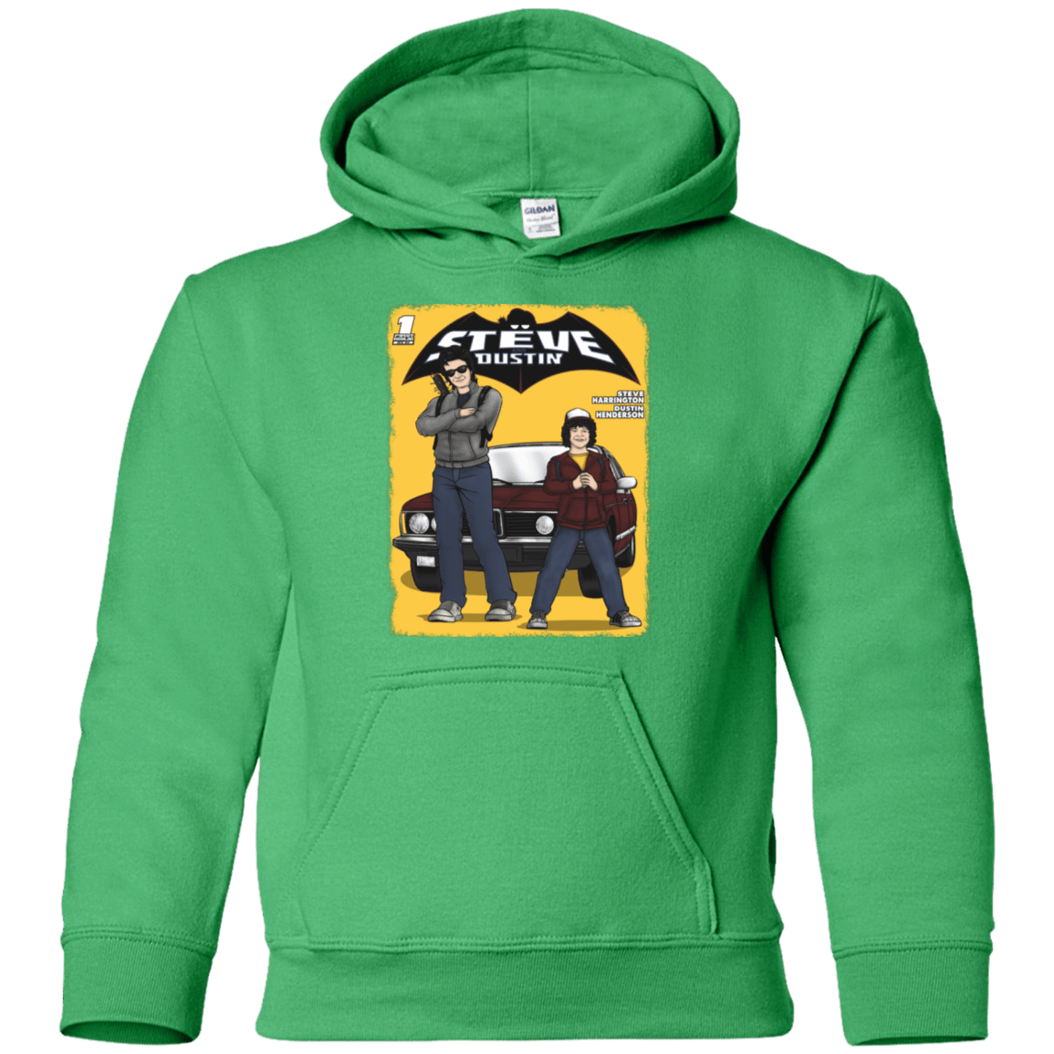 Sweatshirts Irish Green / YS Strange Duo Youth Hoodie