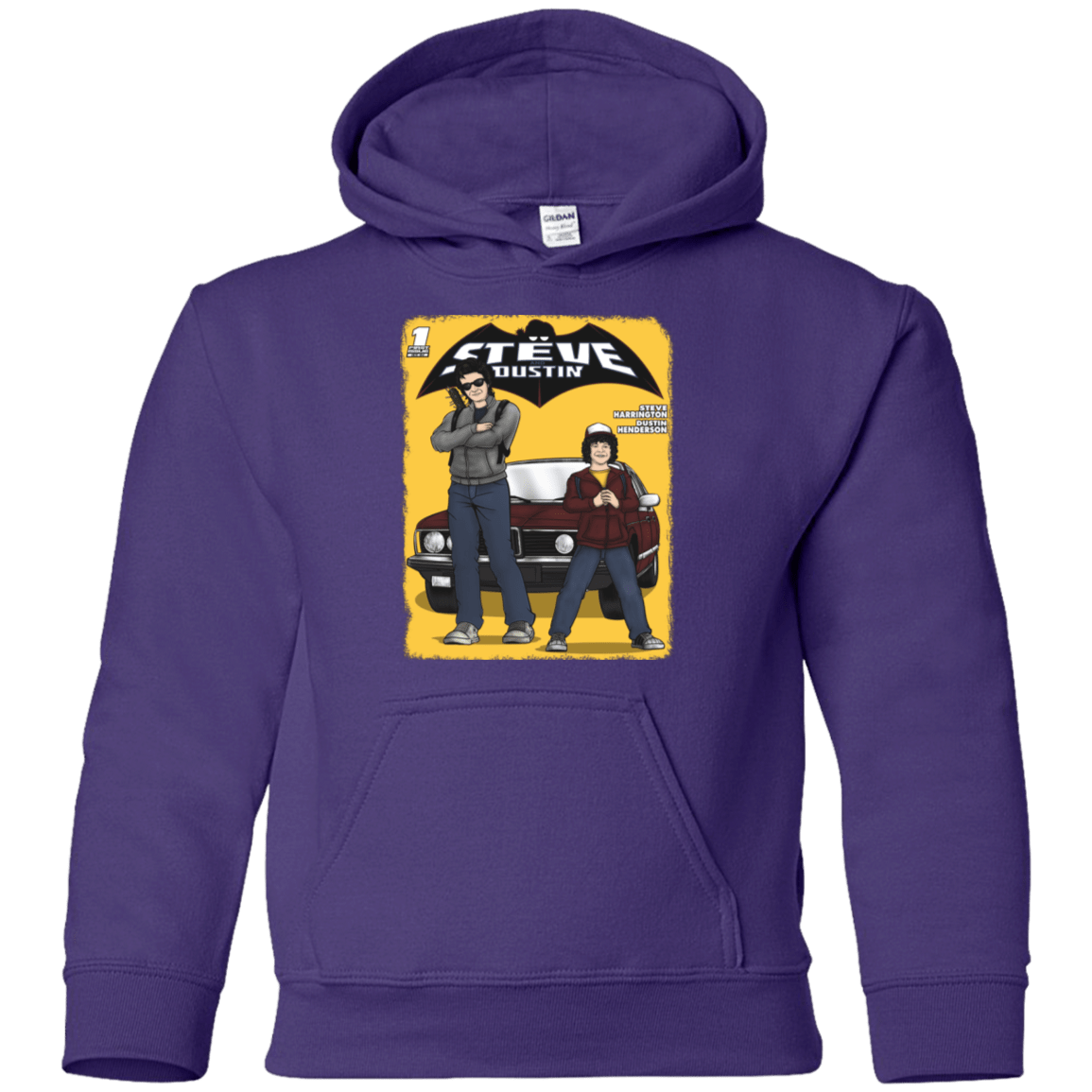 Sweatshirts Purple / YS Strange Duo Youth Hoodie