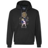 Sweatshirts Black / S Strange Lass Waffles Premium Fleece Hoodie