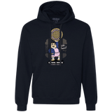 Sweatshirts Navy / S Strange Lass Waffles Premium Fleece Hoodie