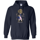 Sweatshirts Navy / S Strange Lass Waffles Pullover Hoodie