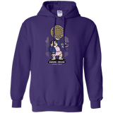 Sweatshirts Purple / S Strange Lass Waffles Pullover Hoodie