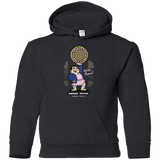 Sweatshirts Black / YS Strange Lass Waffles Youth Hoodie