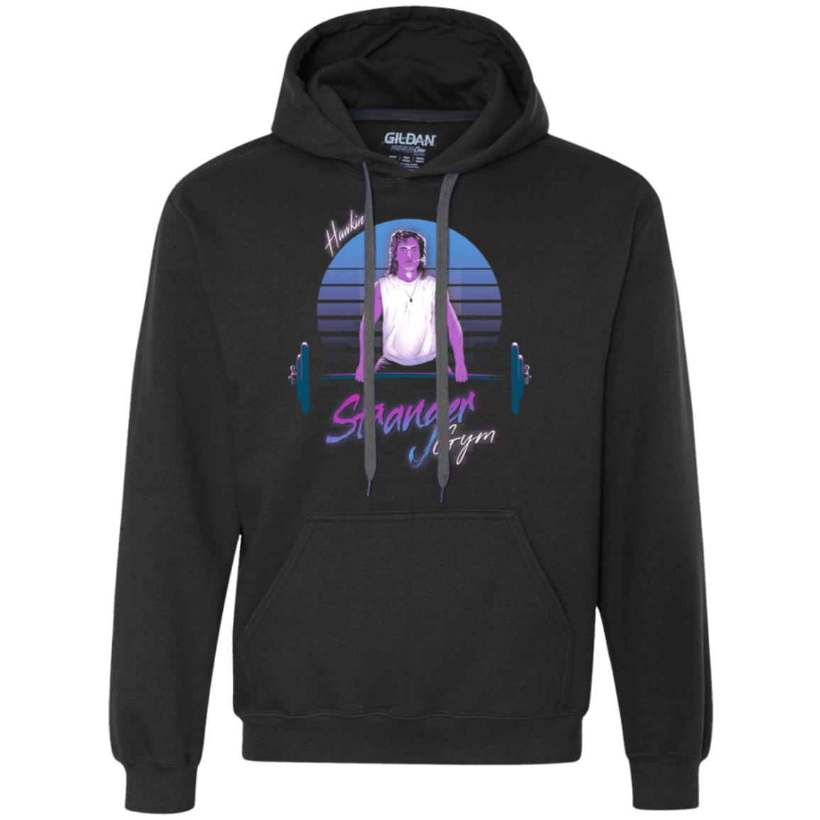 Sweatshirts Black / S Stranger Gym Premium Fleece Hoodie