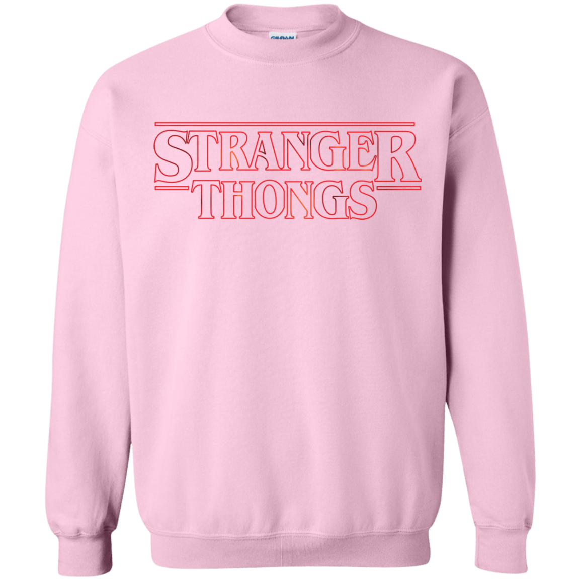 Sweatshirts Light Pink / Small Stranger Thongs Crewneck Sweatshirt