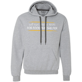 Sweatshirts Sport Grey / Small Stress Testing For Food And Shelter Premium Fleece Hoodie