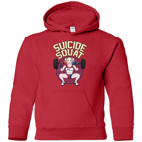 Sweatshirts Red / YS Suicide Squat Youth Hoodie