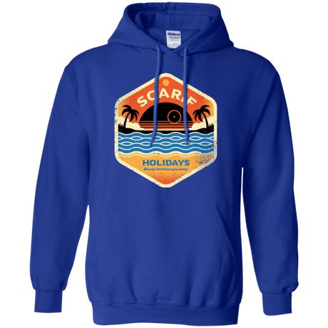 Sweatshirts Royal / Small Sun Sea & Space Stations Pullover Hoodie