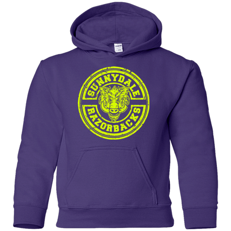 Sweatshirts Purple / YS Sunnydale razorbacks Youth Hoodie