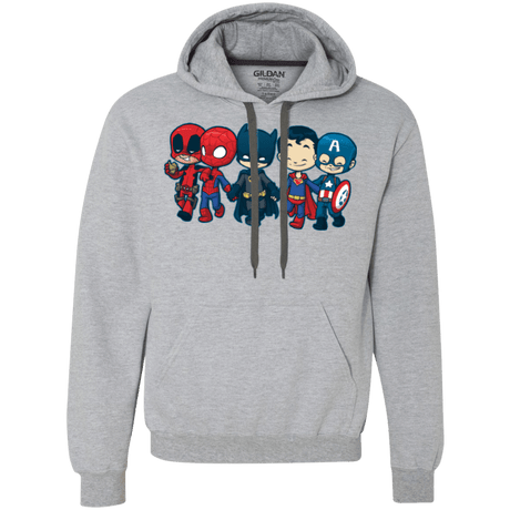 Sweatshirts Sport Grey / Small Super Cross Over Bros Premium Fleece Hoodie