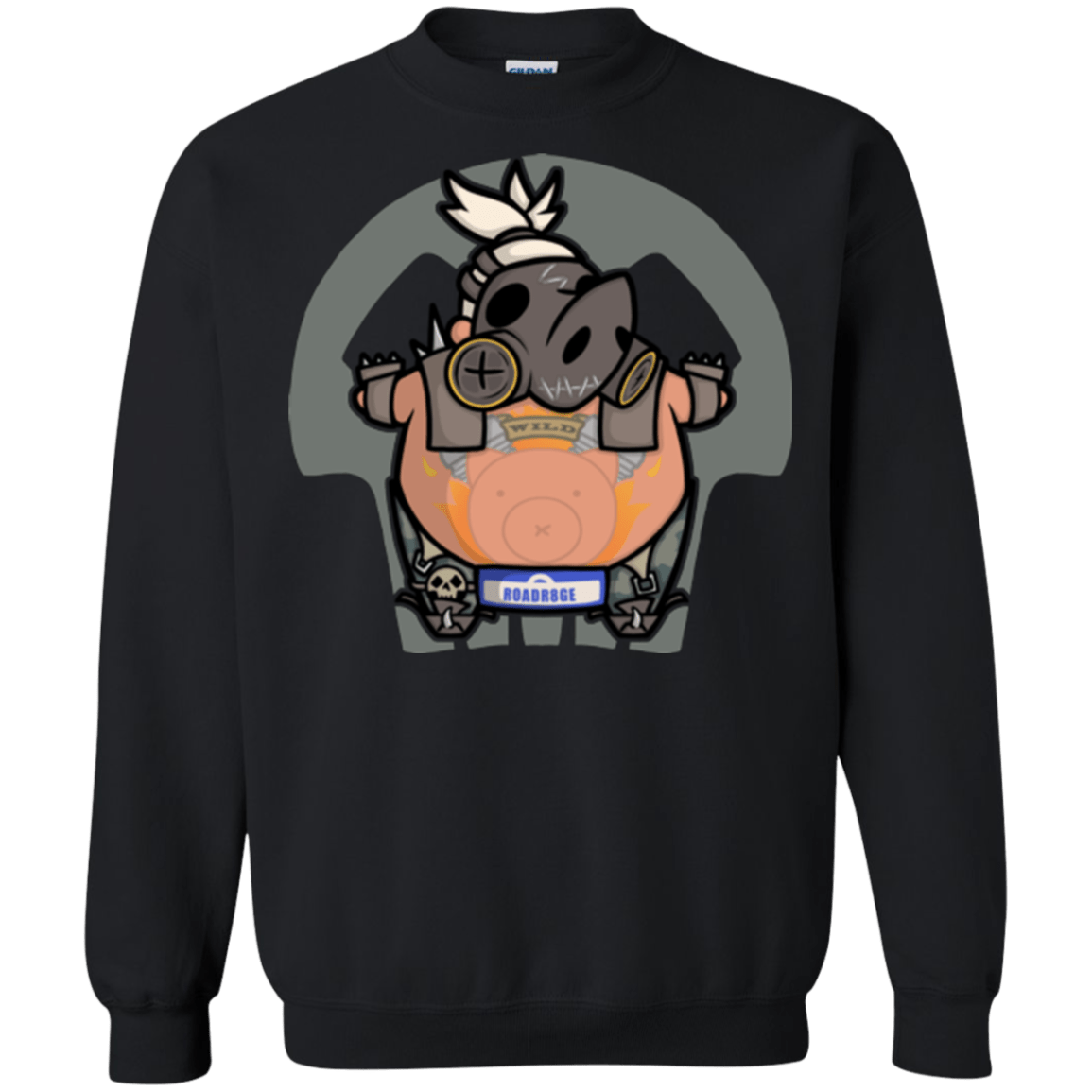 Sweatshirts Black / Small Super Cute Hog Crewneck Sweatshirt