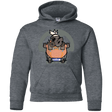 Sweatshirts Dark Heather / YS Super Cute Hog Youth Hoodie