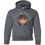 Sweatshirts Dark Heather / YS Super Cute Hog Youth Hoodie