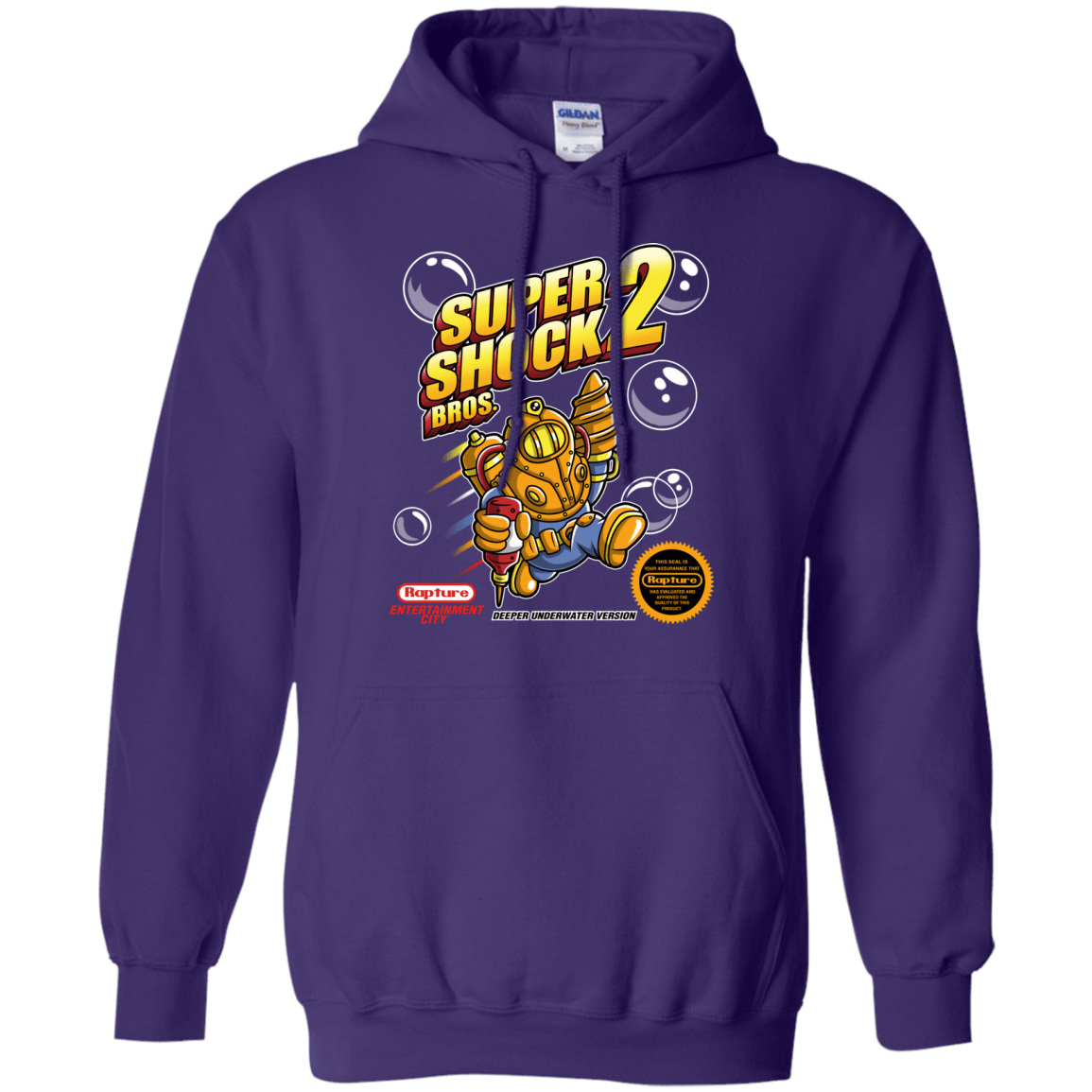 Sweatshirts Purple / Small Super Shock Bros 2 Pullover Hoodie