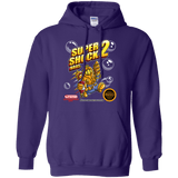 Sweatshirts Purple / Small Super Shock Bros 2 Pullover Hoodie